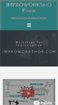 Mobile Screenshot of improworkshop.com